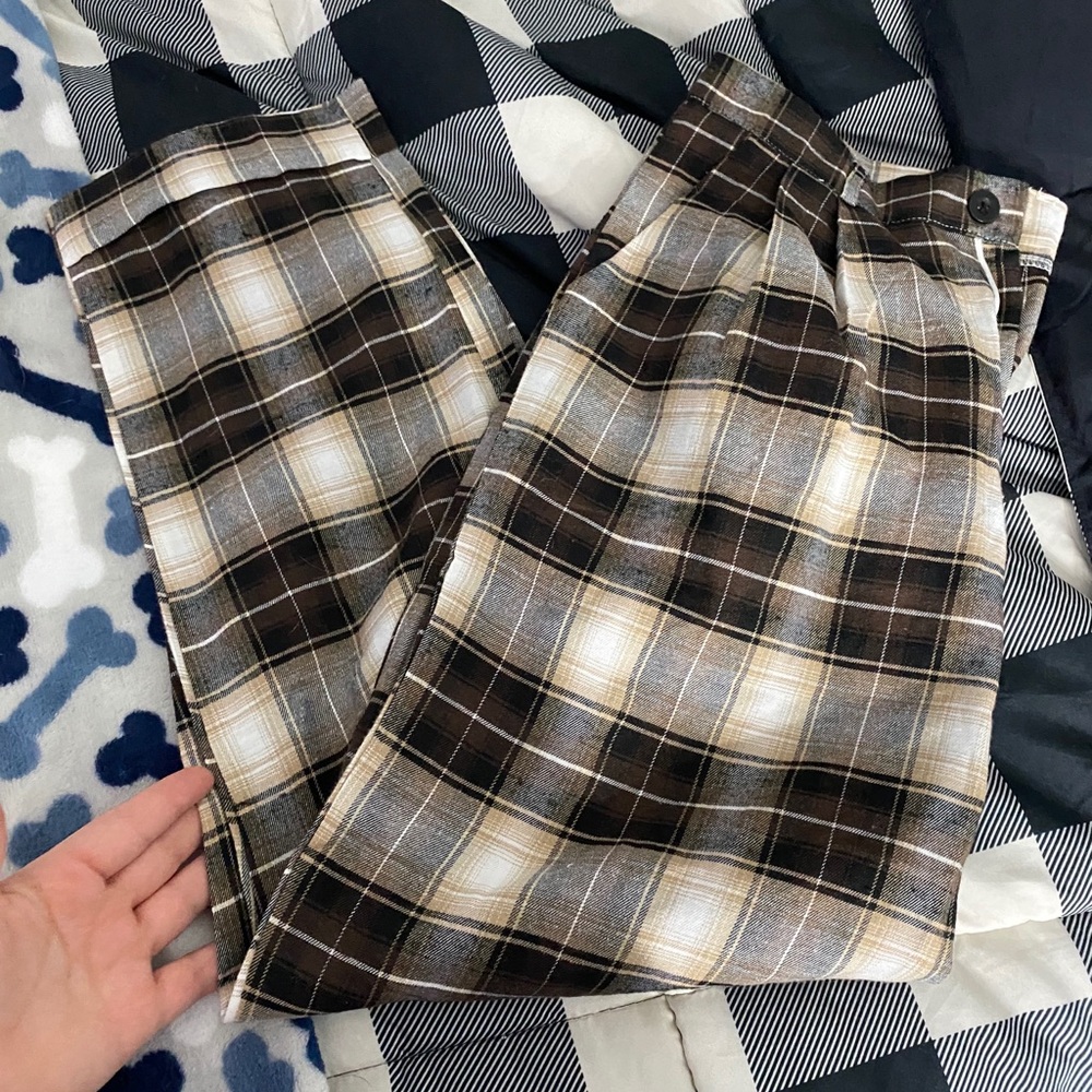 ROMWE plaid pants